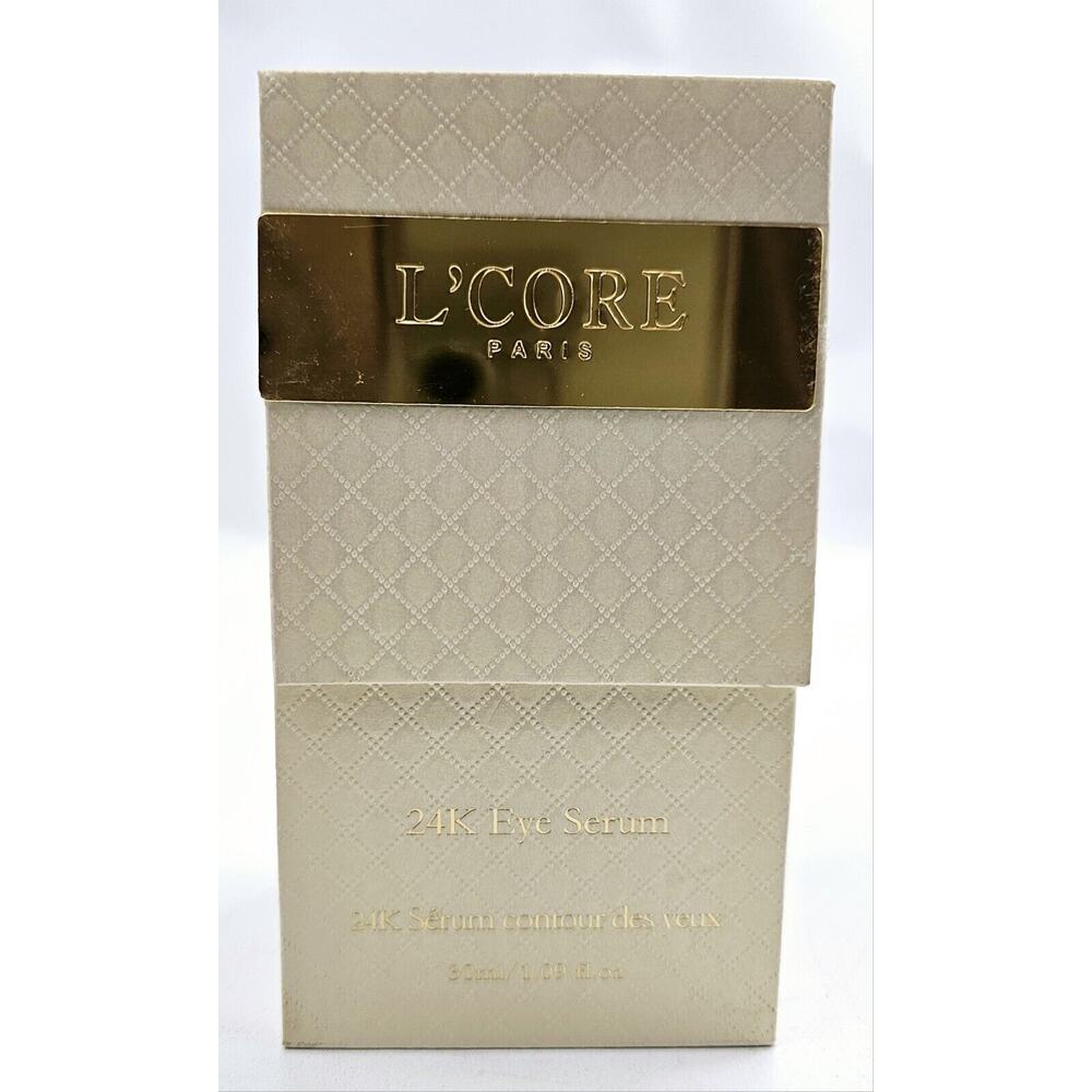 L’CORE Paris 24K Eye Serum Pharm Grade Anti Aging Skin Care NEW